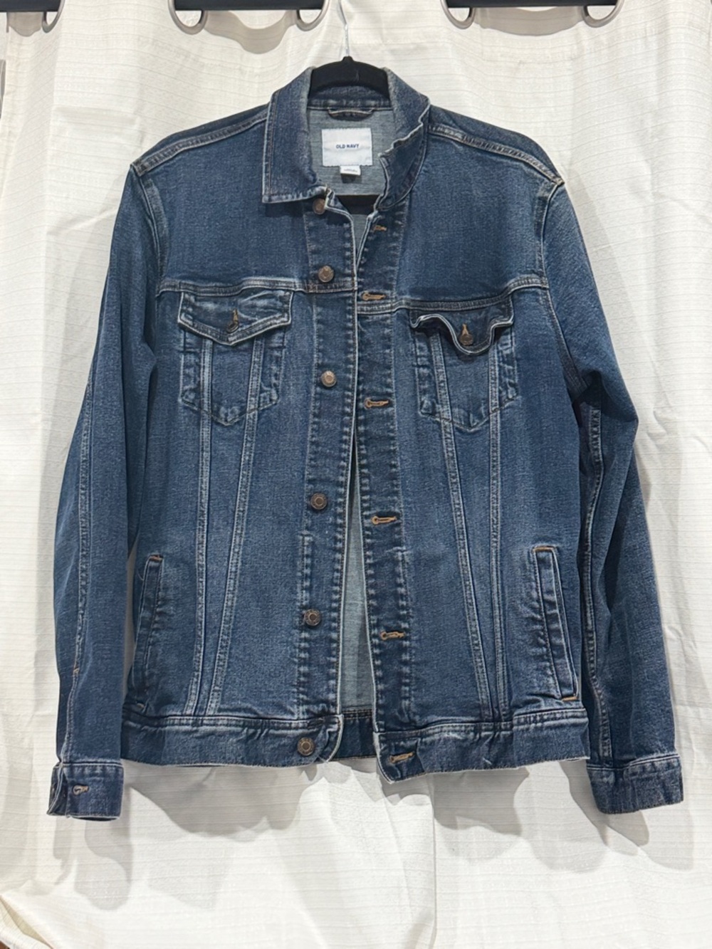 Old Navy Dark Blue Denim Trucker Jacket